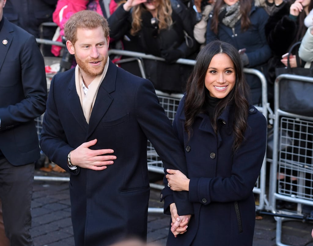 Prince Harry and Meghan Markle at the Terrence Higgins Trust World AIDS Day Charity Fair in 2017