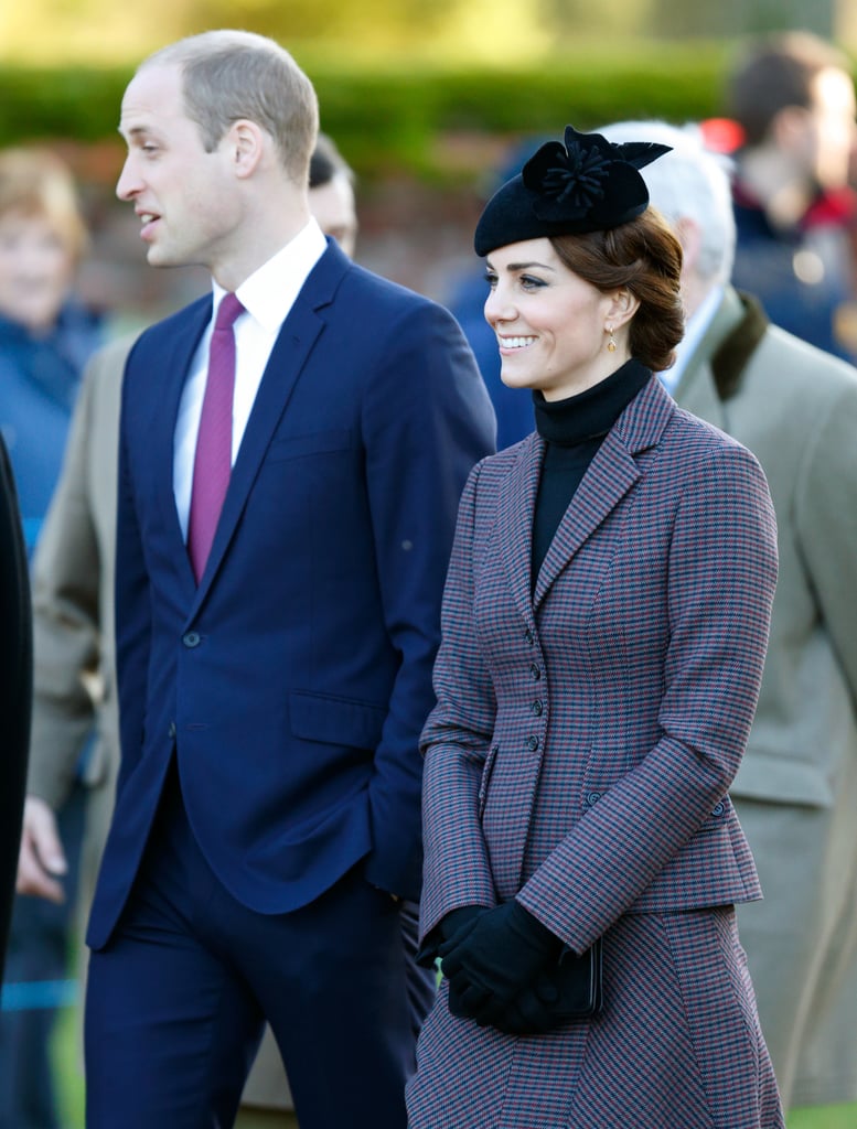 Kate Middleton and Prince William in Sandringham 2016