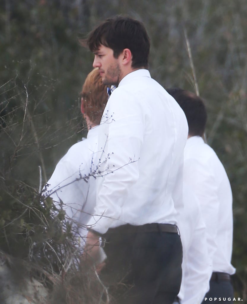 Mila Kunis and Ashton Kutcher After His Brother's Wedding