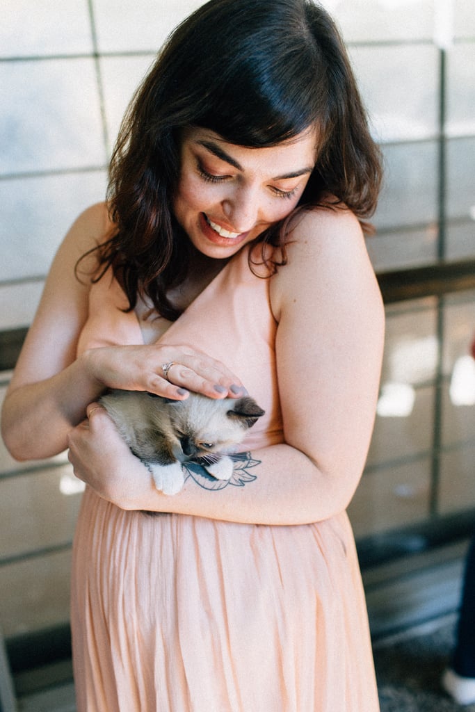 Couple Has Kitten Hour at Their Wedding
