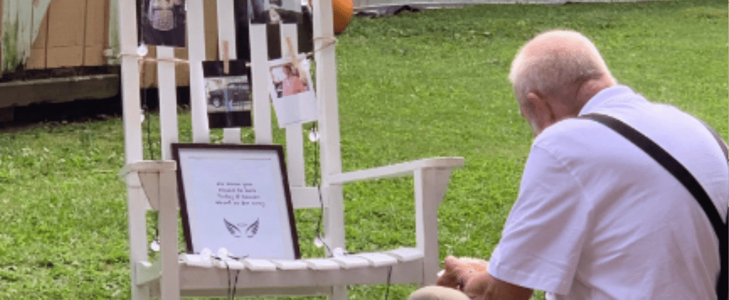 Grandpa Sits With an Empty Chair After His Wife Dies