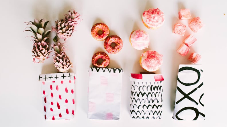 DIY PAINTED FAVOR BAGS