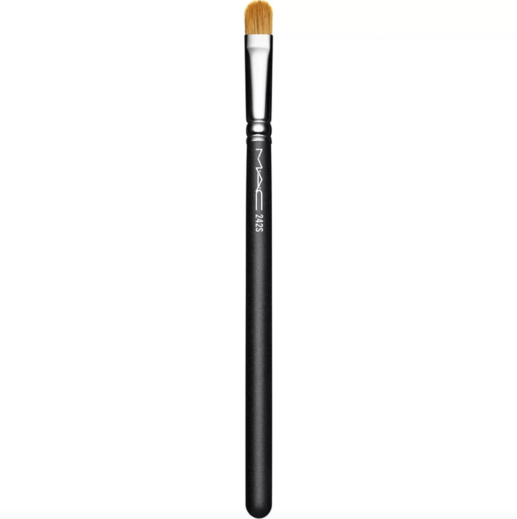 Best Cream Eyeshadow Brush: MAC 242 Synthetic Shader Brush