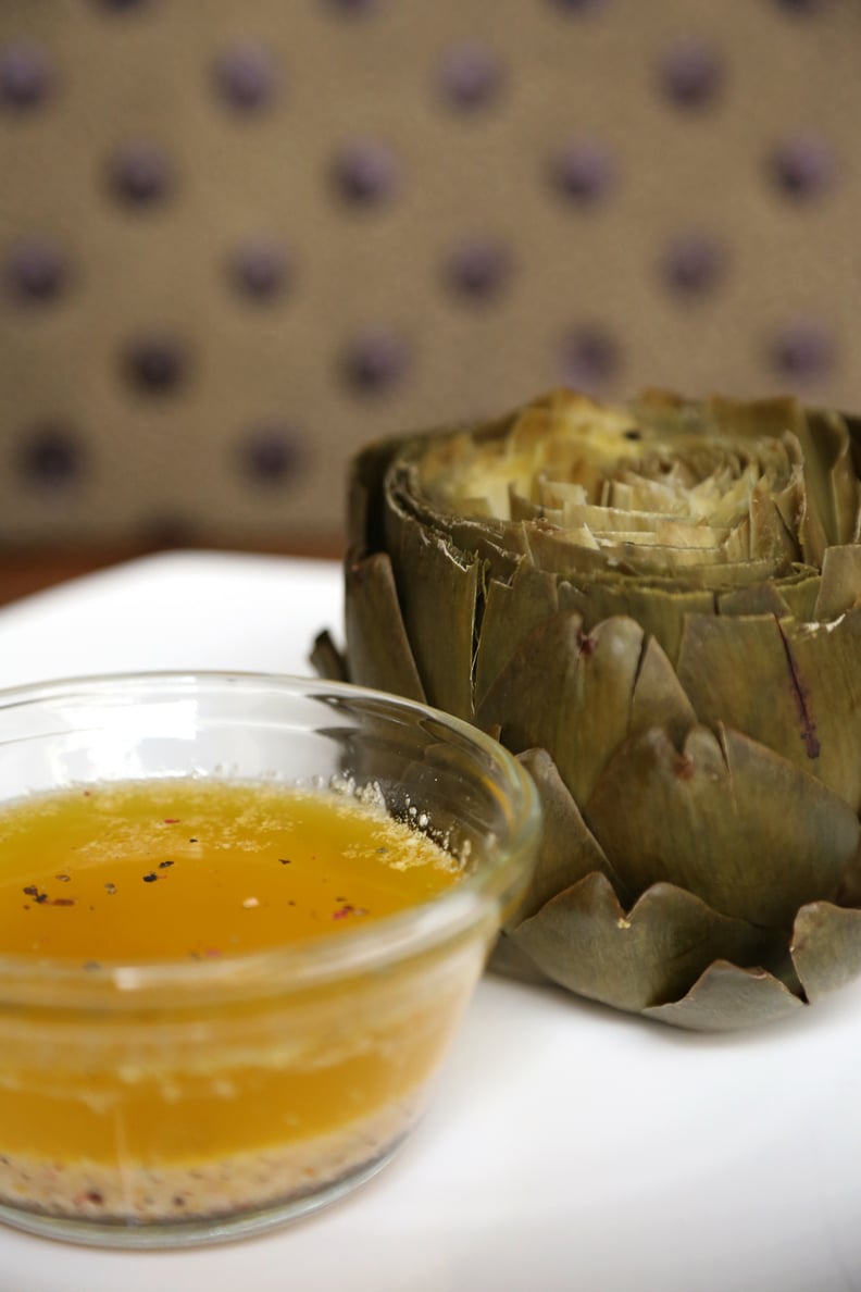 Steamed Artichokes With Lemon-Pepper Butter