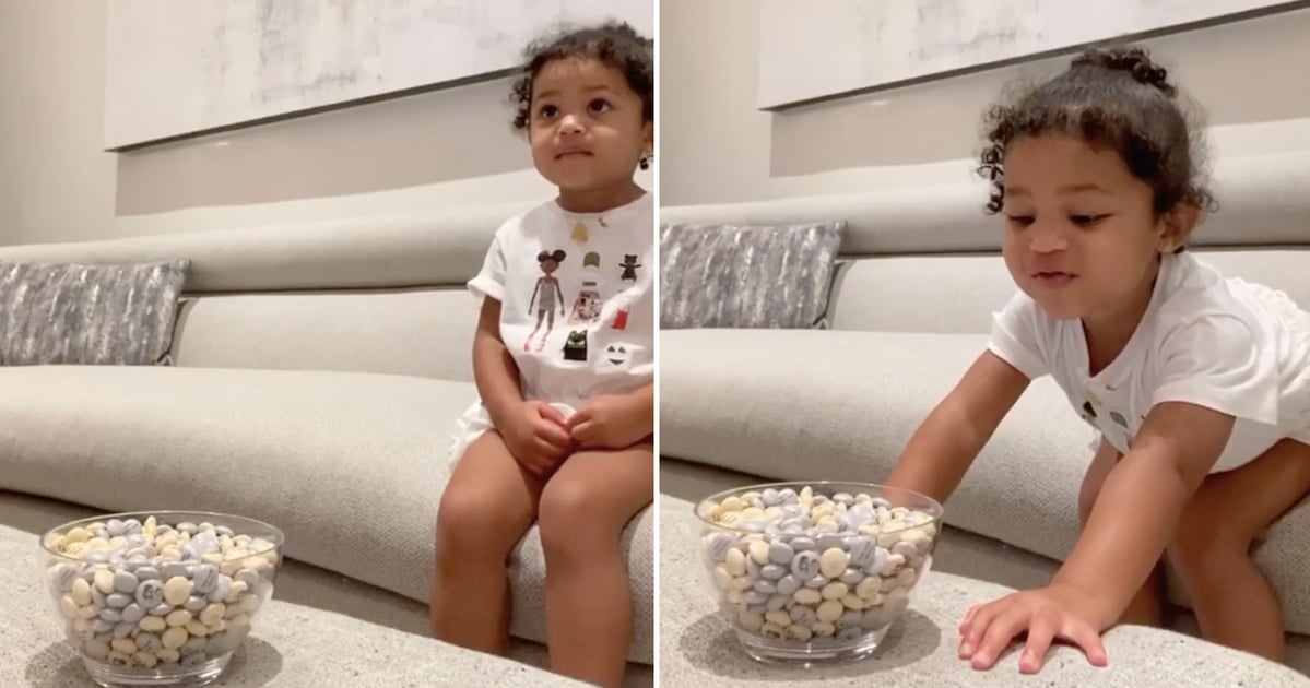 Kylie Jenner and Stormi Webster Do the Toddler Cuddle Challenge