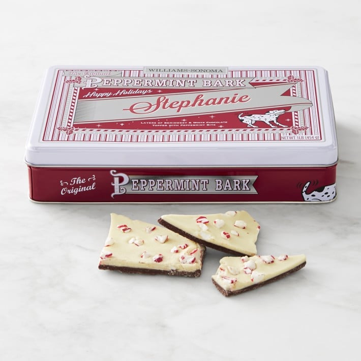 The Perfect Personalized Holiday Gift: Williams Sonoma Peppermint Bark — Personalized