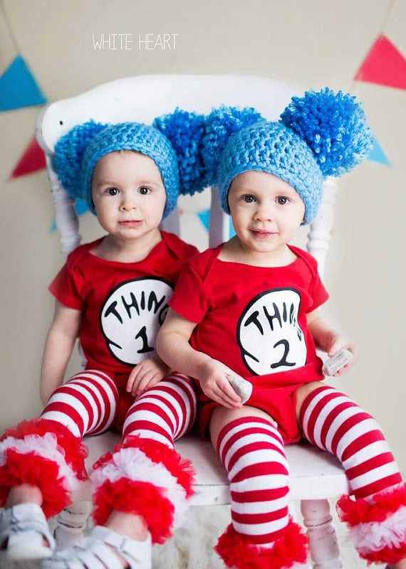 Thing 1 And Thing 2 Costumes Kids Group Halloween Costume Ideas 