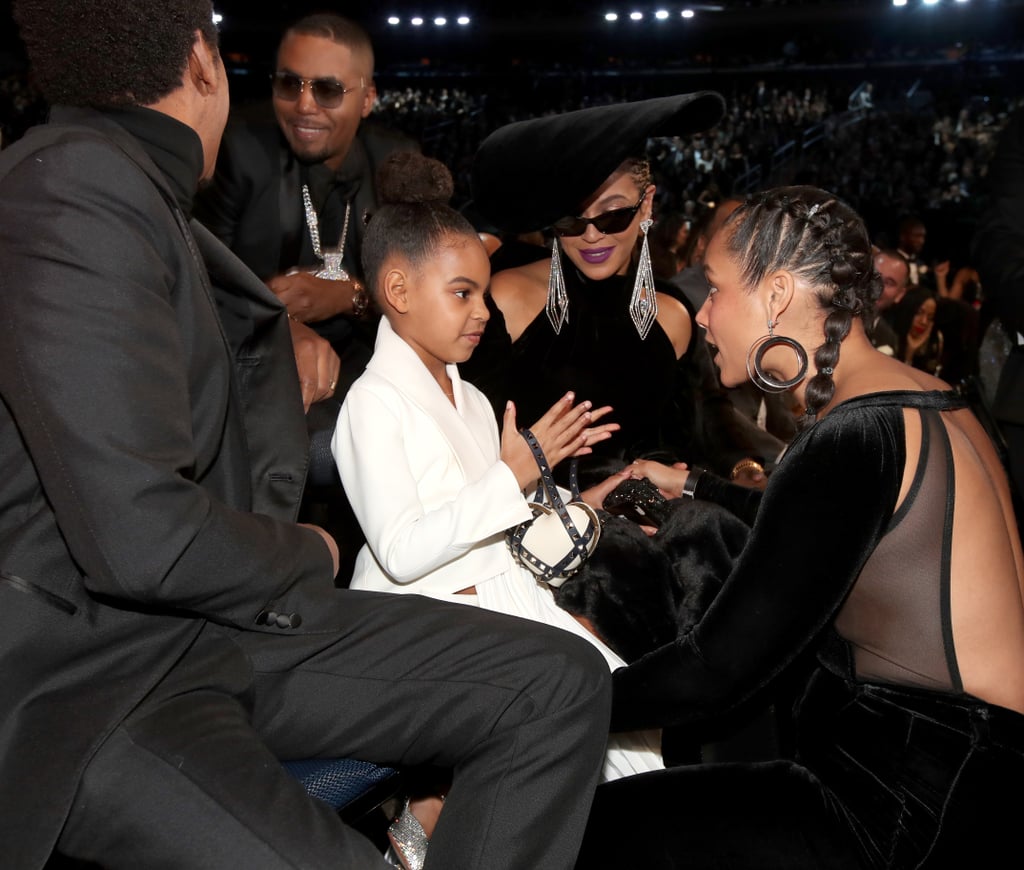 Blue Ivy's Valentino Purse at the 2018 Grammys