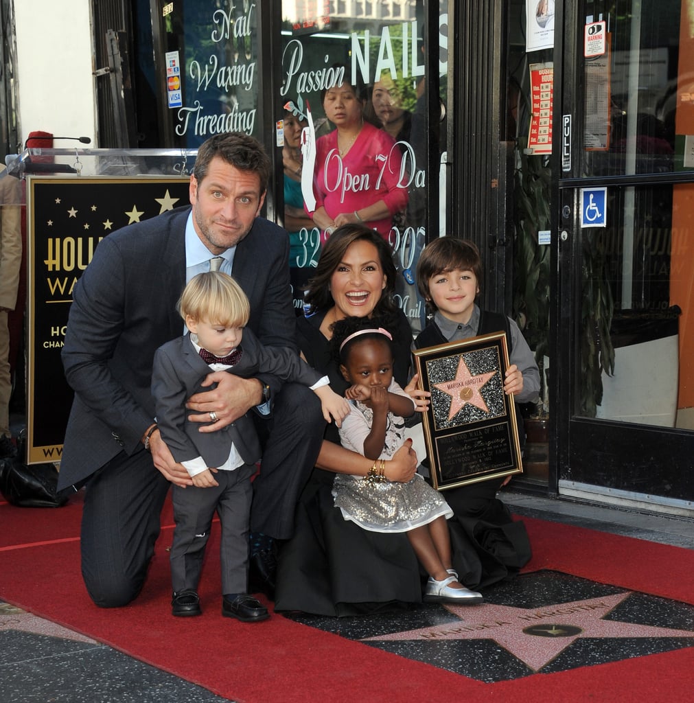 Peter Hermann and Mariska Hargitay have an envy-inducing love story, and their family is just as sweet. The couple, who first met on the set of Law and Order, are happy parents to three beautiful children. Aside from bringing them on the red carpet from time to time, Mariska constantly gives us little glimpses of their home life on social media. The duo first welcomed their son, August Miklos Friedrich, in June 2006 when Mariska was 42, and their daughter and son, Amaya Josephine and Andrew Nicolas, by adoption almost five years later. 
Over the years, the actress has been very open about her journey with adoption and her desire to have a big family. Even though the pair faced a few bumps along the way — one birth mother changed her mind a few days after an adoption — Mariska admits that becoming Amaya and Andrew's mom was definitely "worth the fight." See the family of five's sweetest moments together.