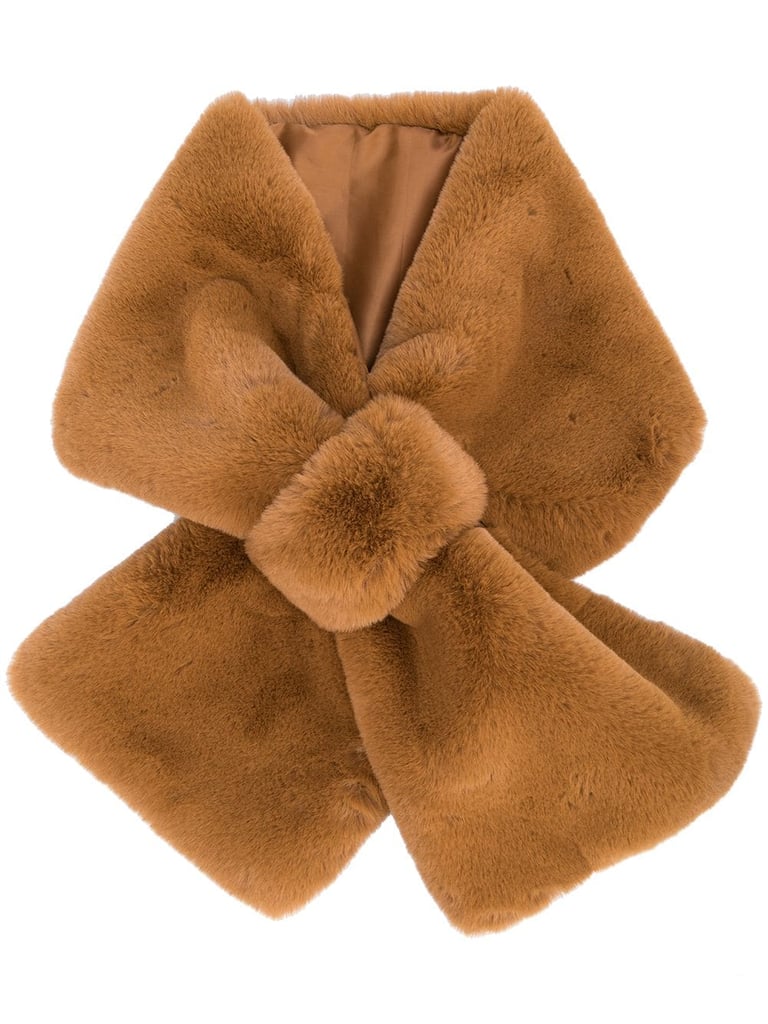 Apparis Faux-Fur Detail Scarf