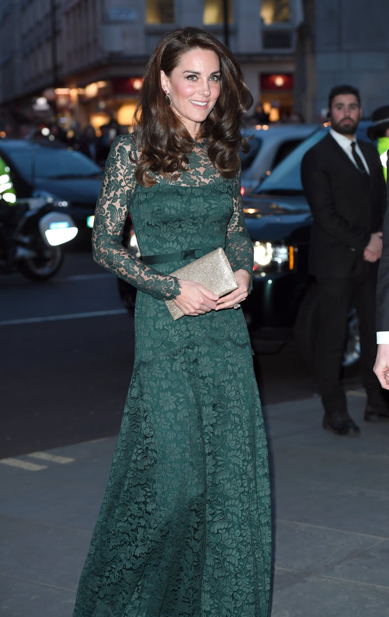 Kate Middleton wows in a glamorous green dress - and wait until