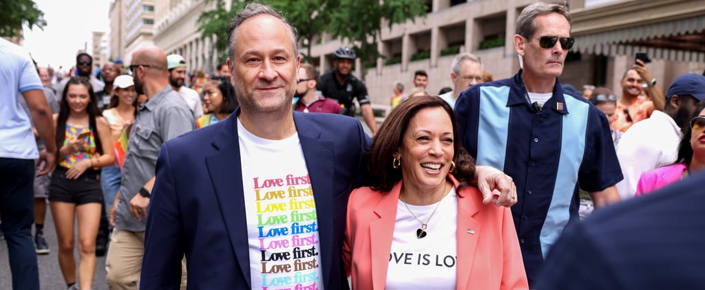 Kamala Harris and Doug Emhoff at 2021 Pride Parade Photos