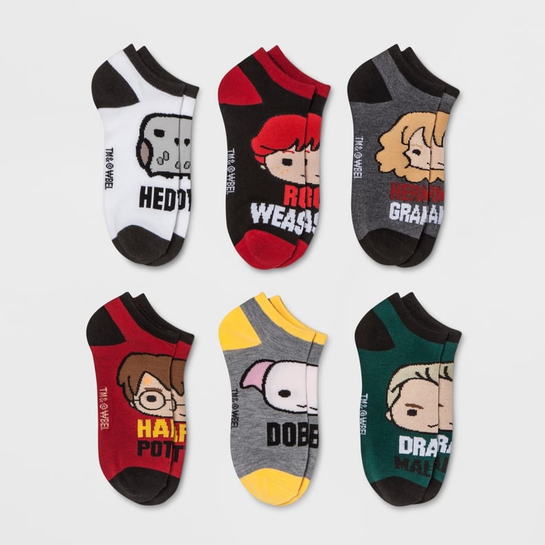 Harry Potter 6pk Low Cut Casual Socks