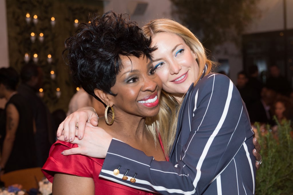 Kate Hudson gave Gladys Knight a big hug at the Uptown event.