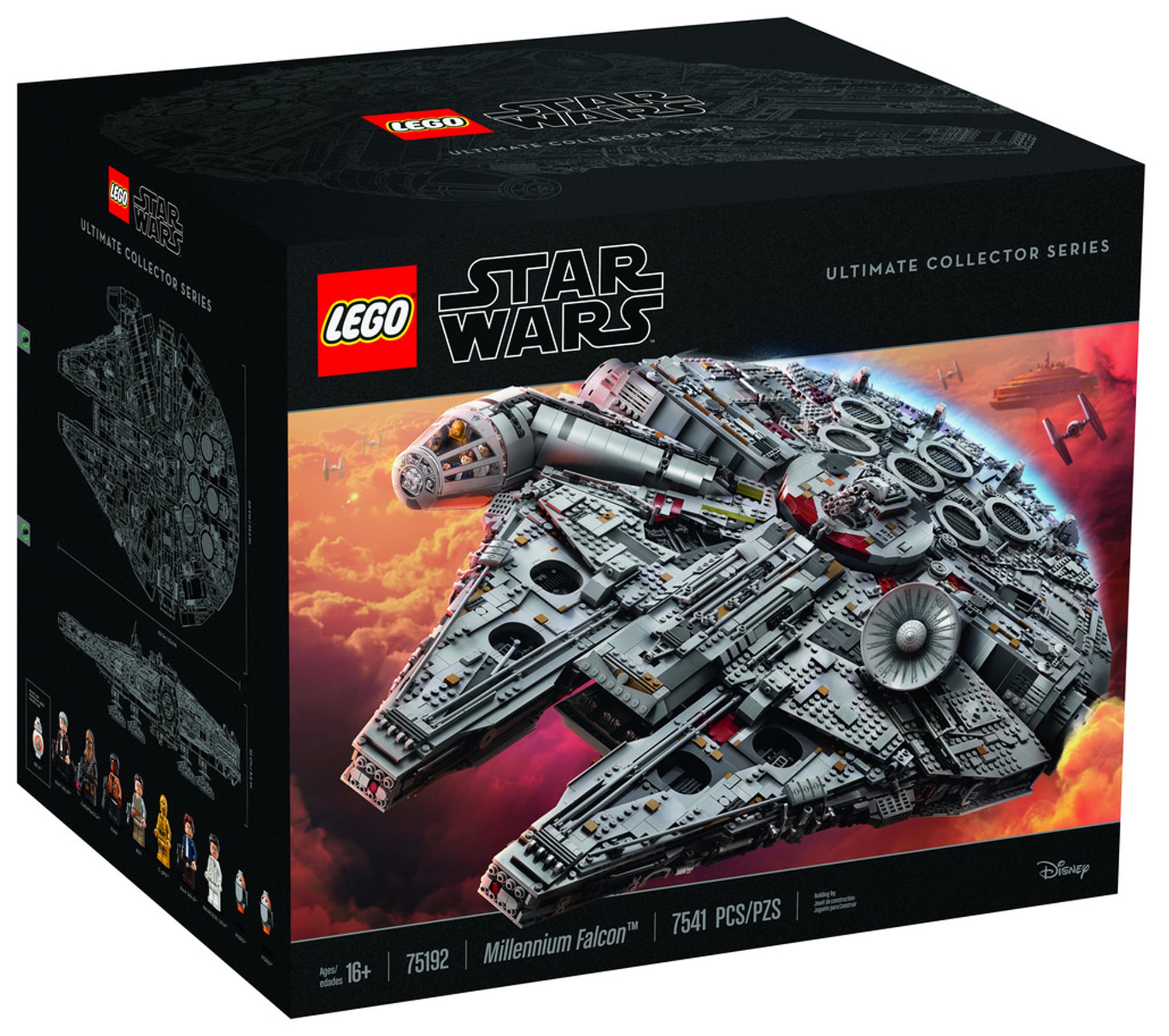 Lego millennium cheap falcon world record