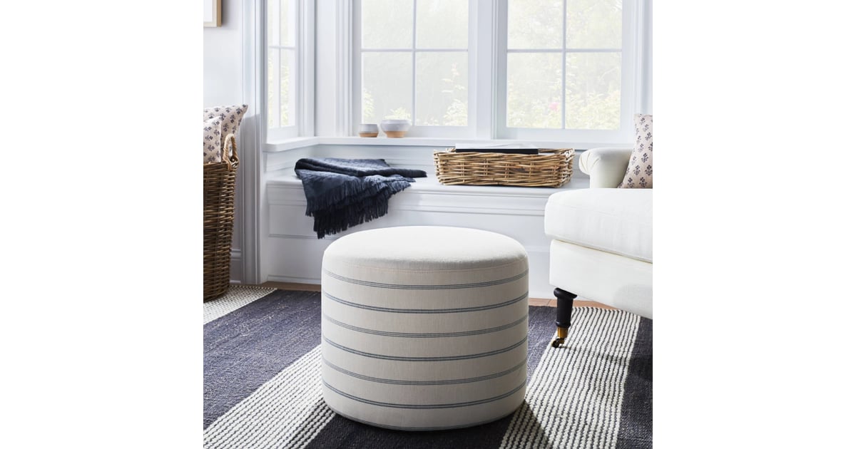 Lynwood upholstered round hot sale cube