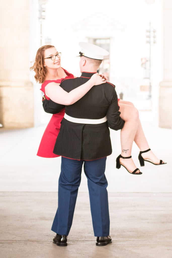 Military Couple Engagement Session in Washington DC