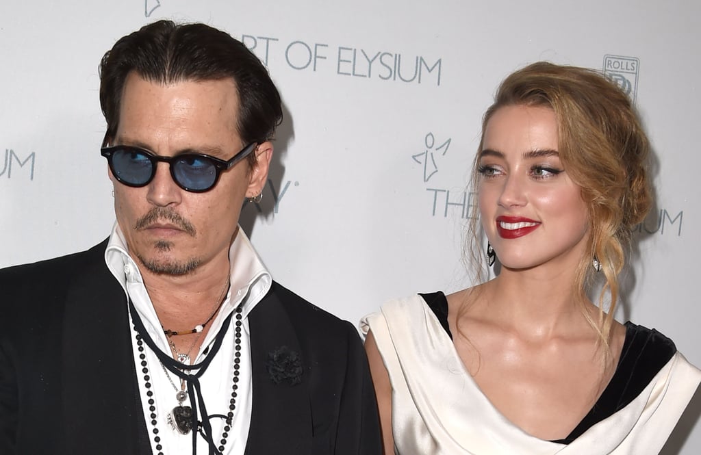 Johnny Depp and Amber Heard at the Art of Elysium Gala 2015