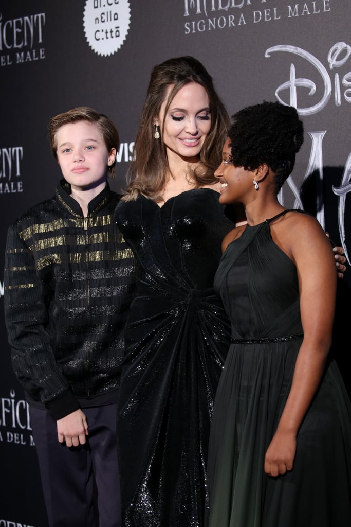 Angelina Jolie and Her Kids at Maleficent 2 Europe Premiere