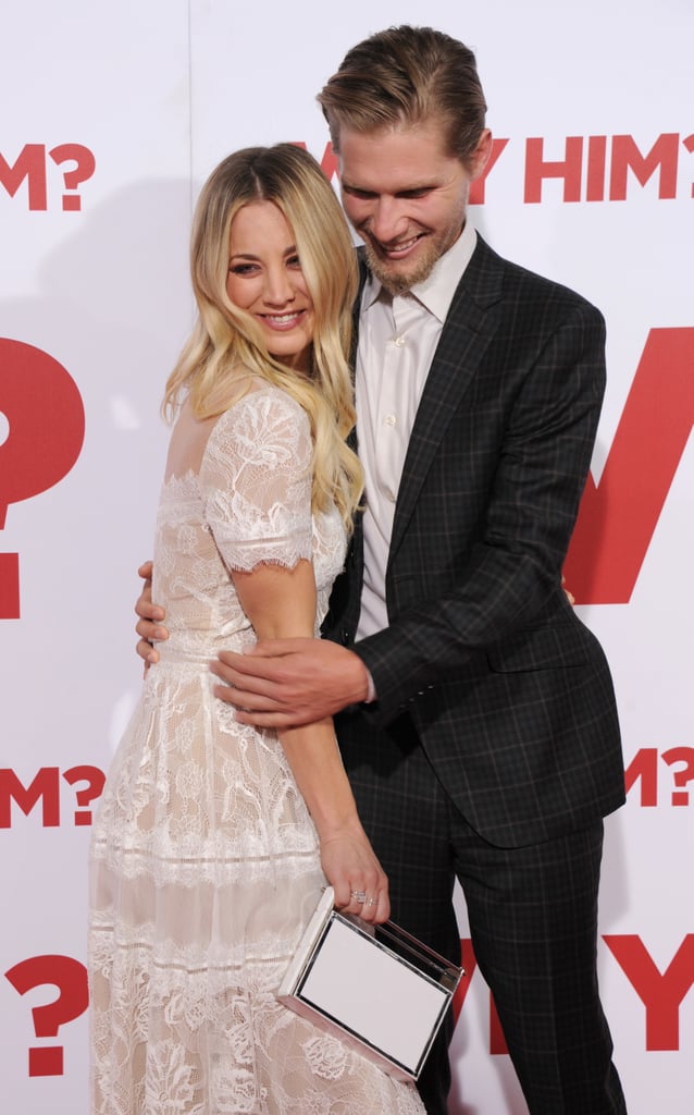 Kaley Cuoco and Karl Cook at Why Him? Premiere 2016