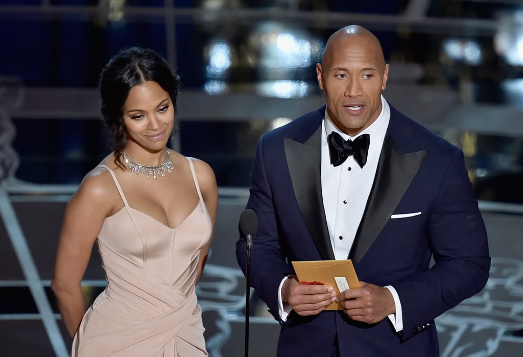 Zoe Saldana at the Oscars 2015 Pictures