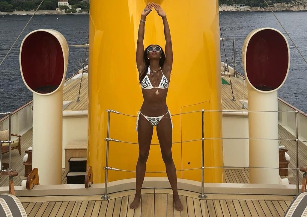 Naomi Campbell Wearing a Bikini