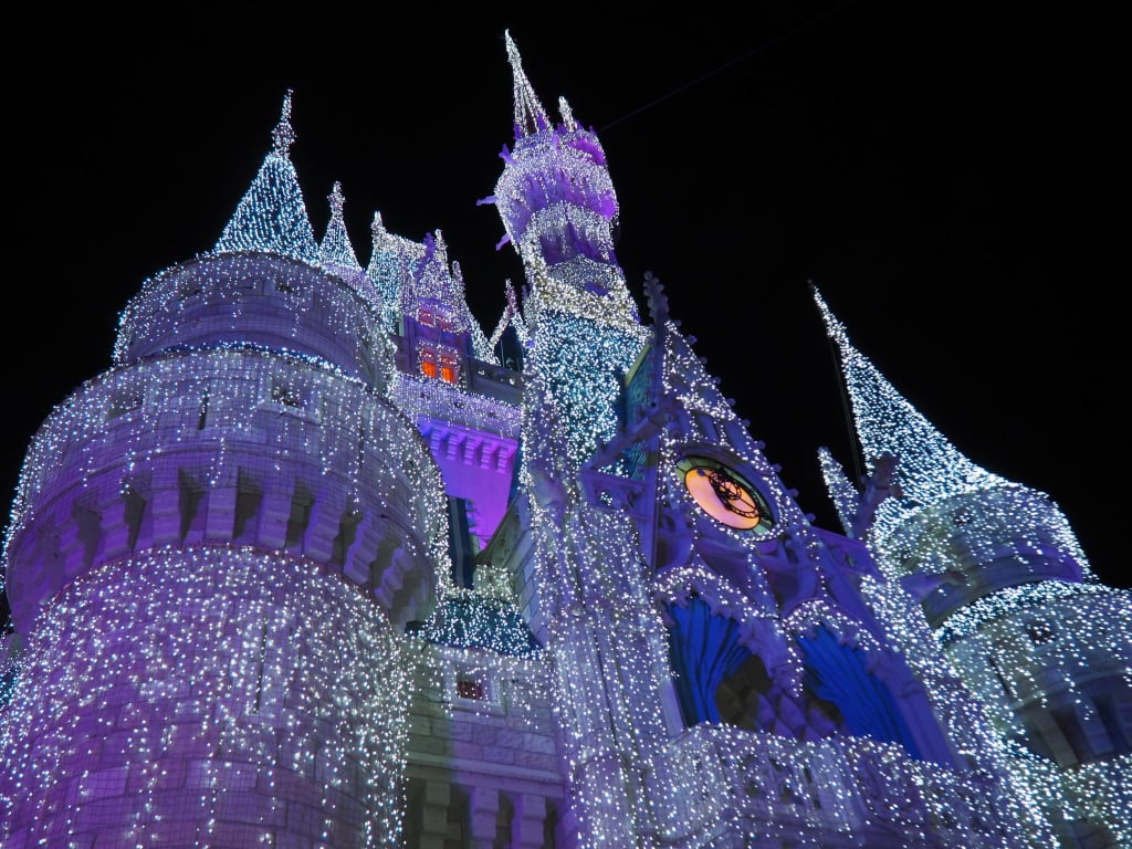 Castle Lighting at the Magic Kingdom