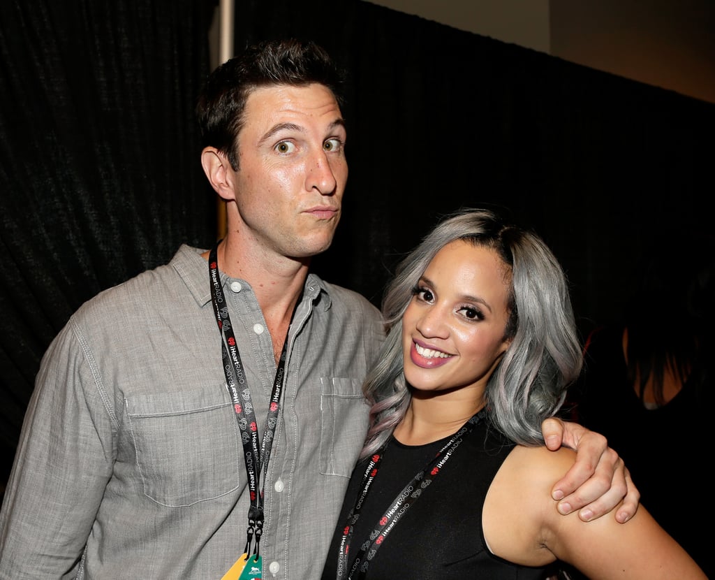 Orange Is the New Black costars Pablo Schreiber and Dascha Polanco got chummy backstage.