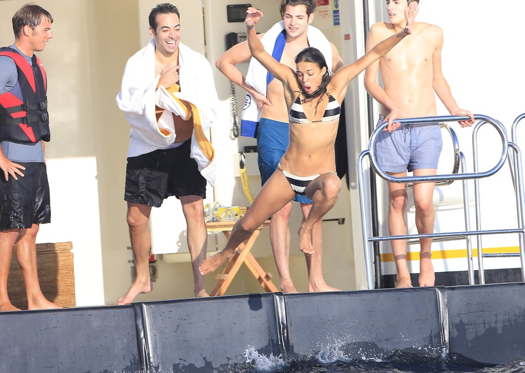 Michelle Rodriguez in a Bikini in Ibiza 2014 | Pictures