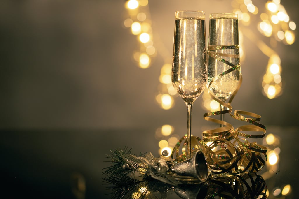 Champagne Zoom Background