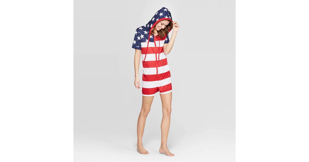 Women's Fourth of July Sleep Romper Best Fourth of July Clothing at