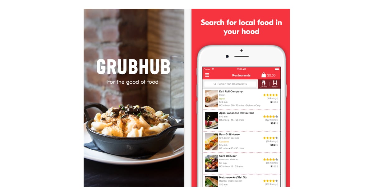difference between seamless and grubhub