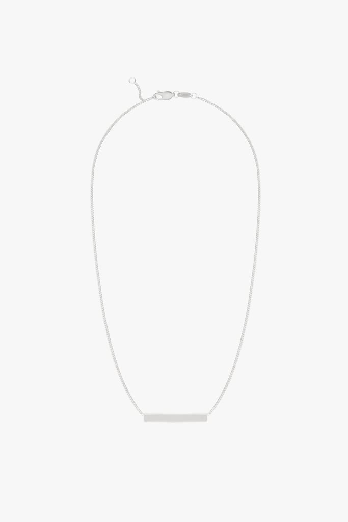 A Classic Necklace: Kaia x Zara Plaque Necklace