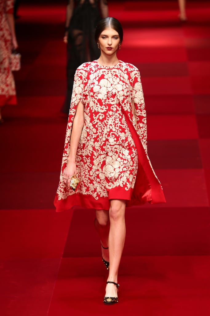 Dolce and Gabbana Spring 2015 Milan Fashion Week Show | POPSUGAR ...