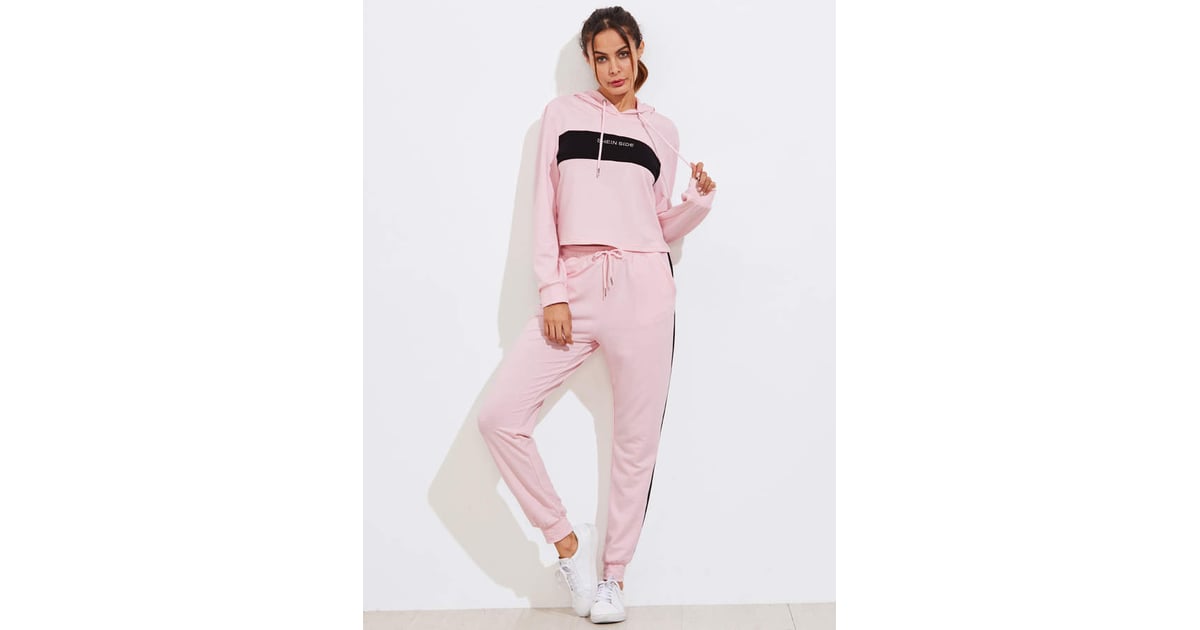 Shein Two Tone Hoodie & Sweatpants Set | Best Tracksuits 2018 ...