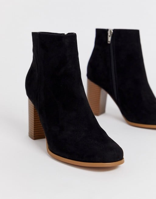 asos black ankle boots ladies