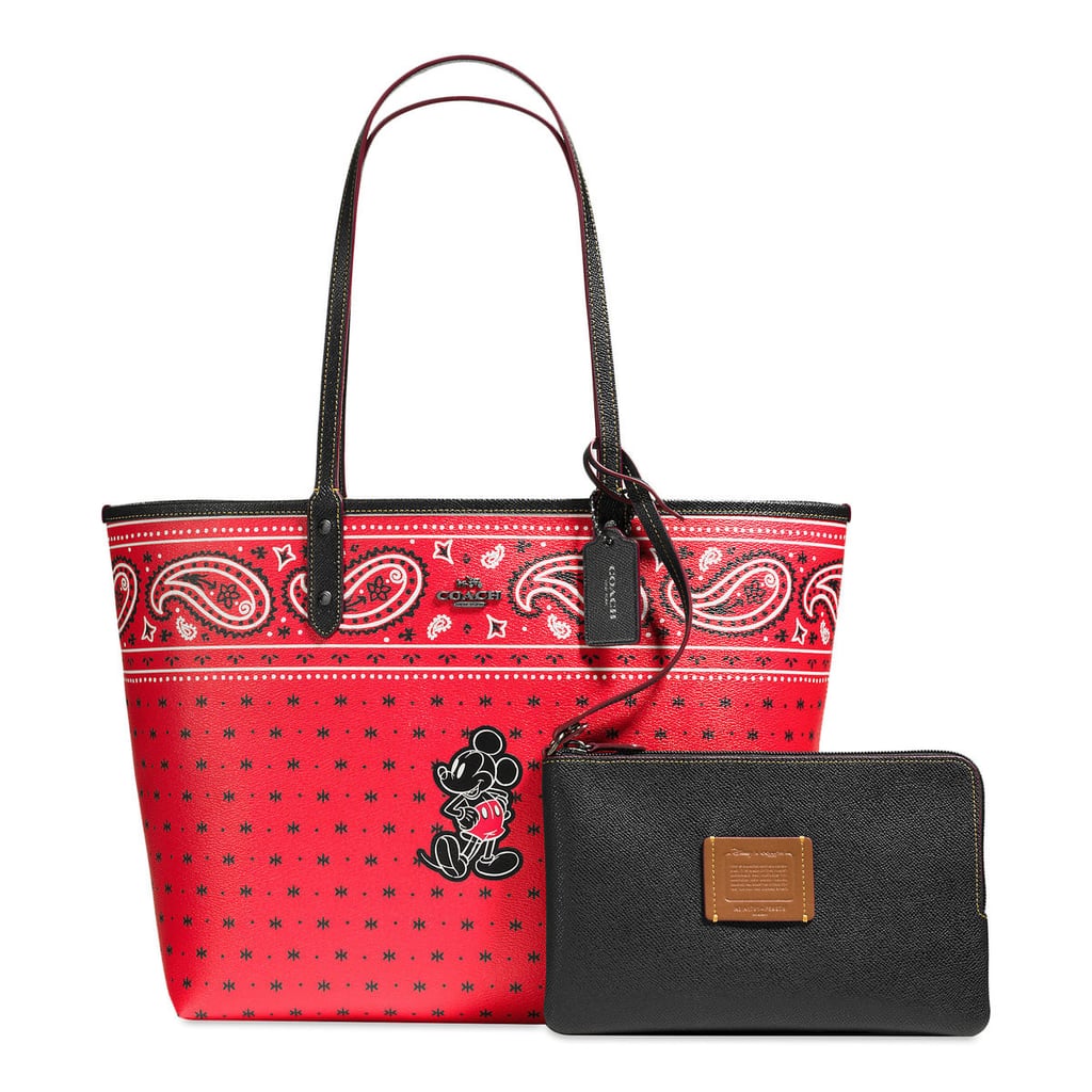 Mickey Mouse Reversible Bandana Print City Tote by Coach ($280)