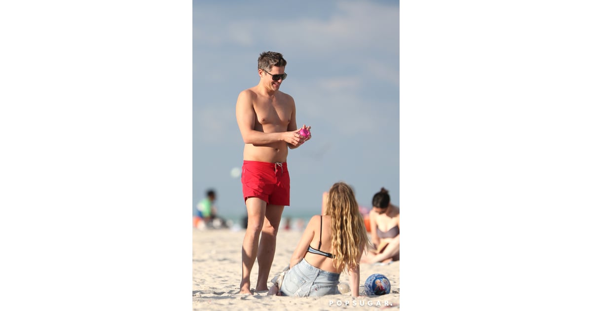 Neil Patrick Harris Shirtless On The Beach In Miami 2016 Popsugar
