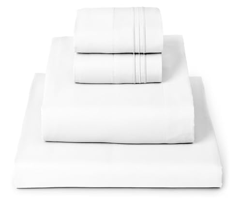 Mellanni Queen Sheets Set ($30, originally $54)
Sleep in supreme comfort with the Mellanni Queen Sheets Set. Wrinkle- and fade-resistant, these ultra-soft sheets provide a cozy, breathable night's rest. A top-rated choice for anyone looking to upgrade their bedding without breaking the bank.