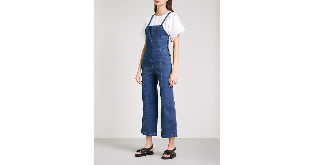 apiece apart carmen denim overall