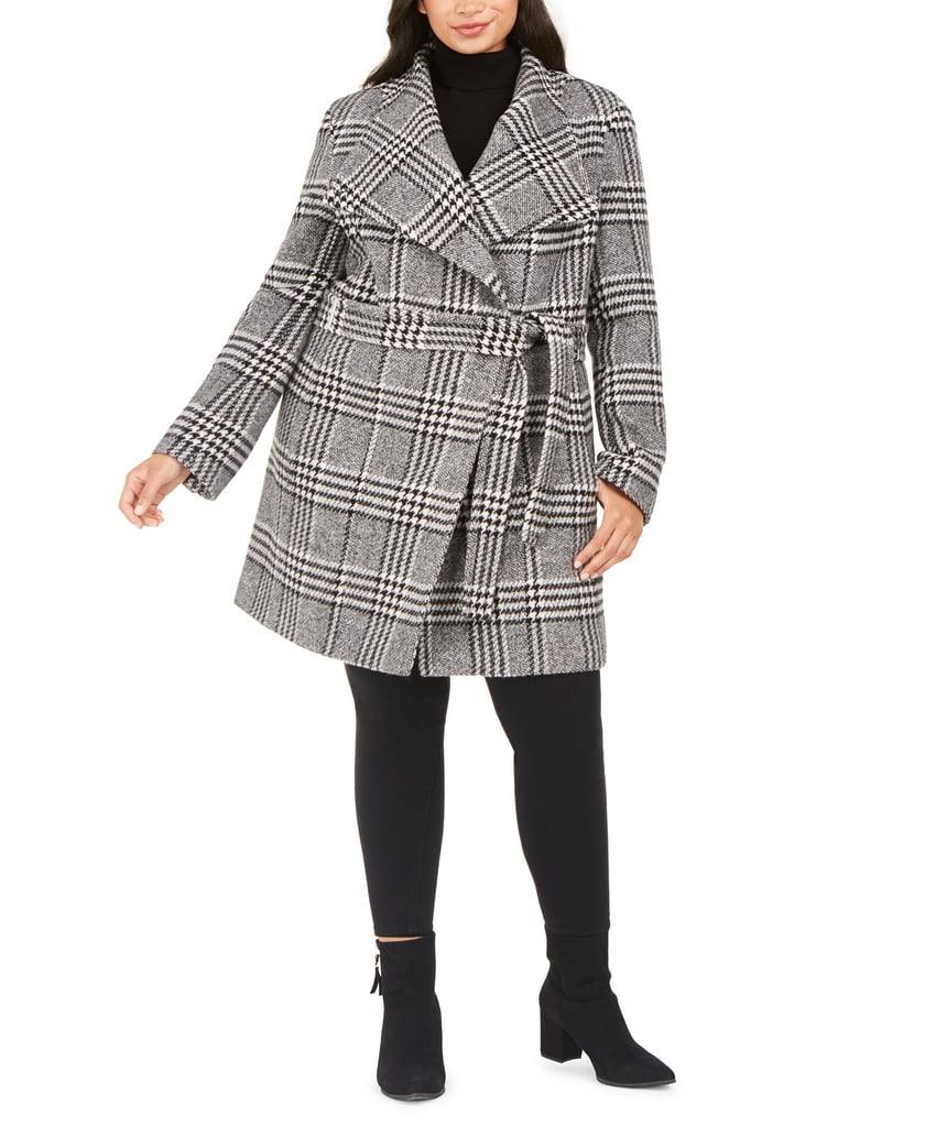 plus size asymmetrical coat