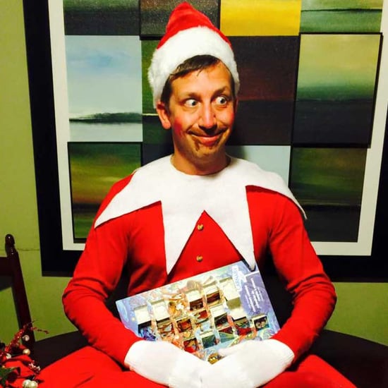 A Dad's Elf on the Shelf Photo Shoot