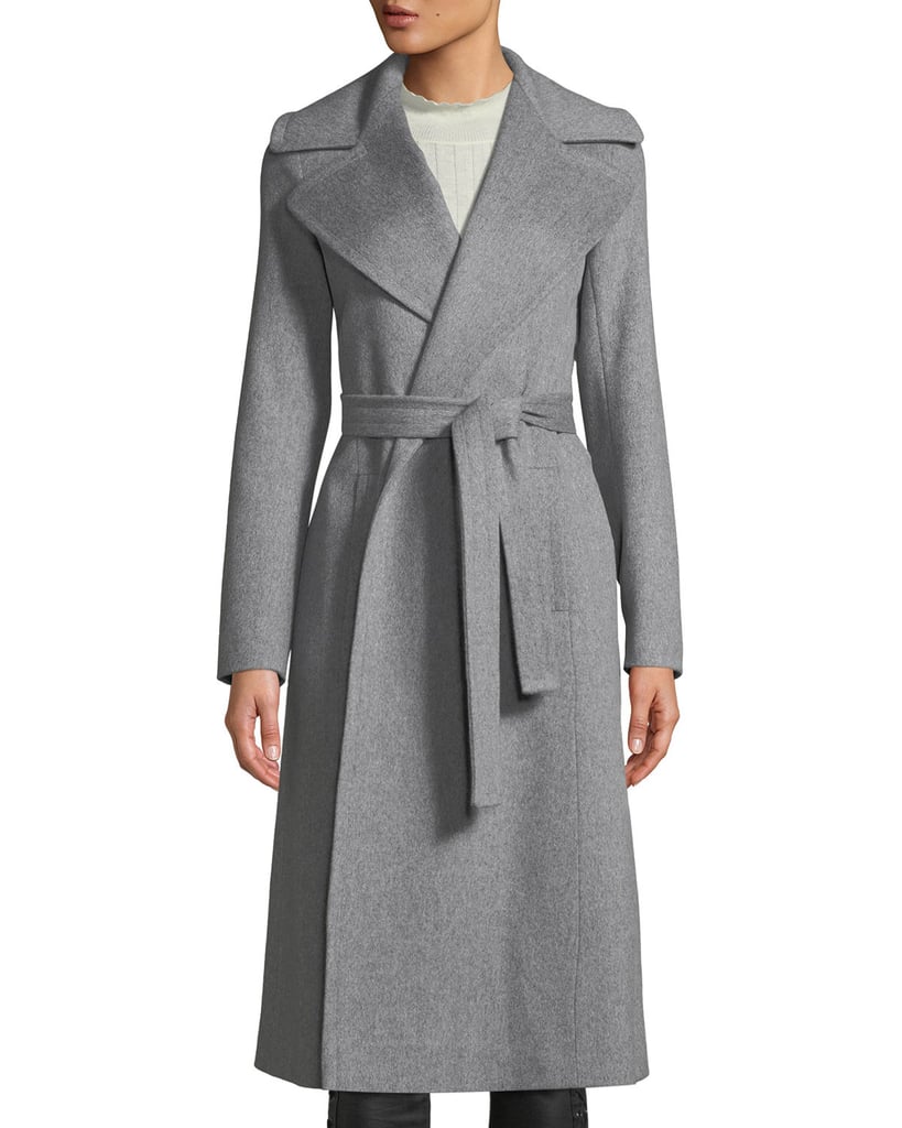 Fleurette Maxi Wrap Wool Coat