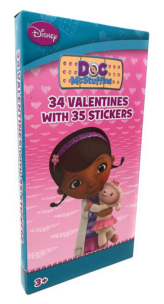 Doc McStuffins Deluxe Valentine's Day Cards with Stickers