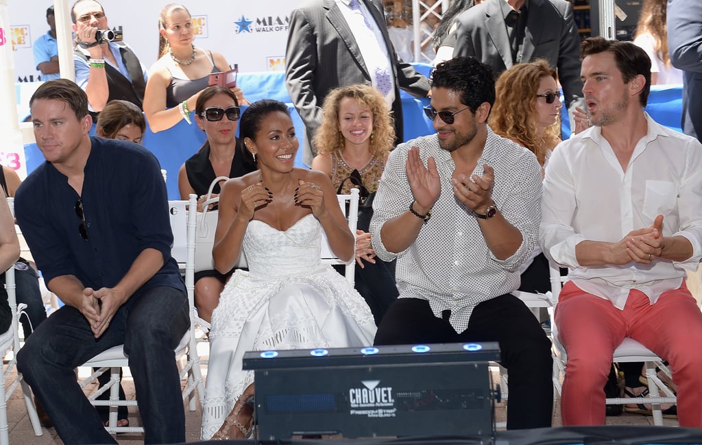 Channing Tatum and Jada Pinkett Smith Miami Hall of Fame