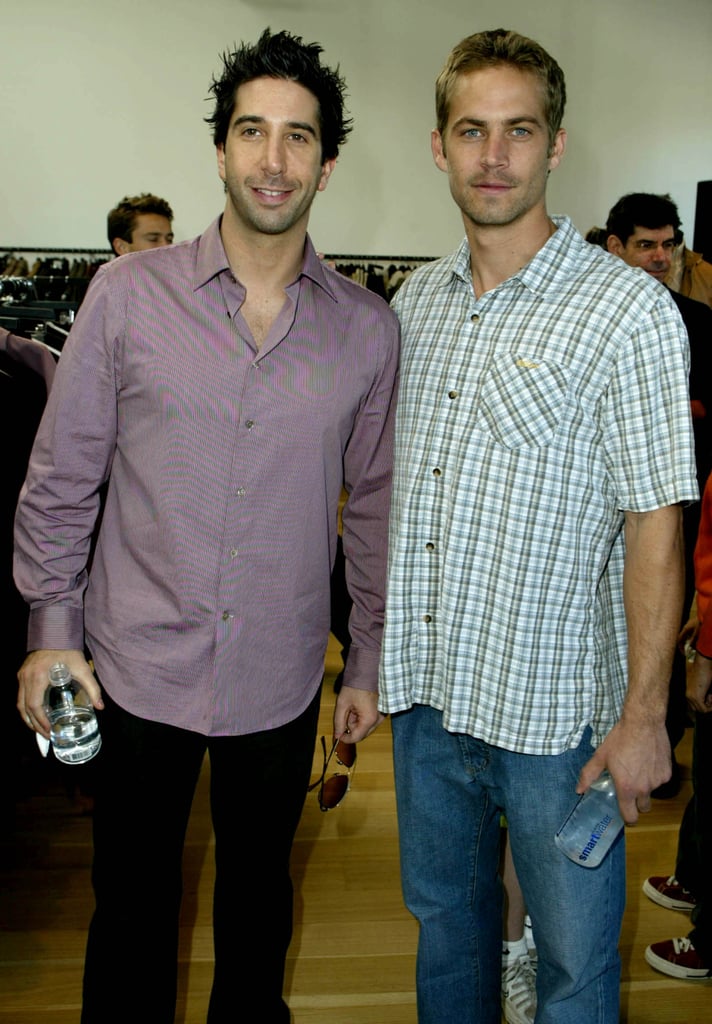 Paul and David Schwimmer attended a charity shopping event in LA in November 2003.