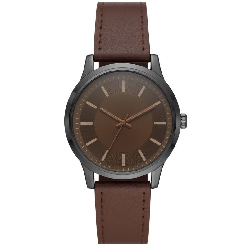 格拉汉姆·古德费勒& Co男人的琥珀色水晶表带的手表