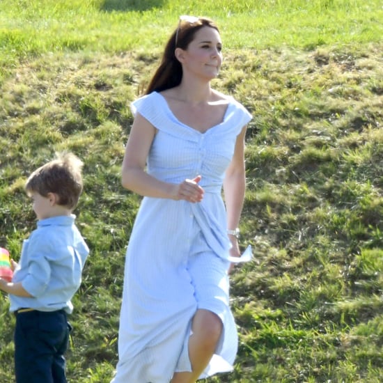 Kate Middleton Blue Dress at Polo Match 2018