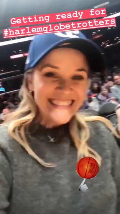 Reese Witherspoon Dancing With Harlem Globetrotters Video