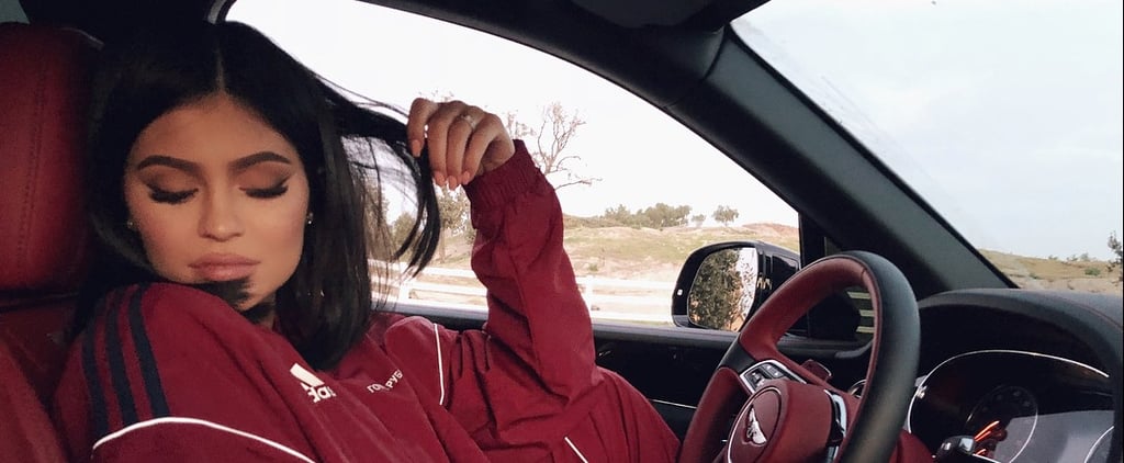 Kylie Jenner's Red Adidas Track Pants